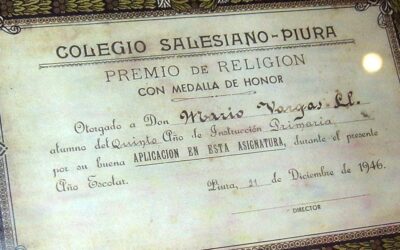 Vargas Llosa, antiguo alumno salesiano
